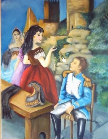 Bizet's Carmen, oil on canvas 40x60 2005 - WOODNS